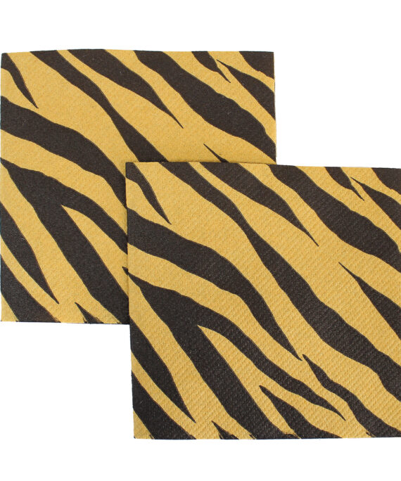 Gold-Zebra-Cocktail-airlaid-napkins