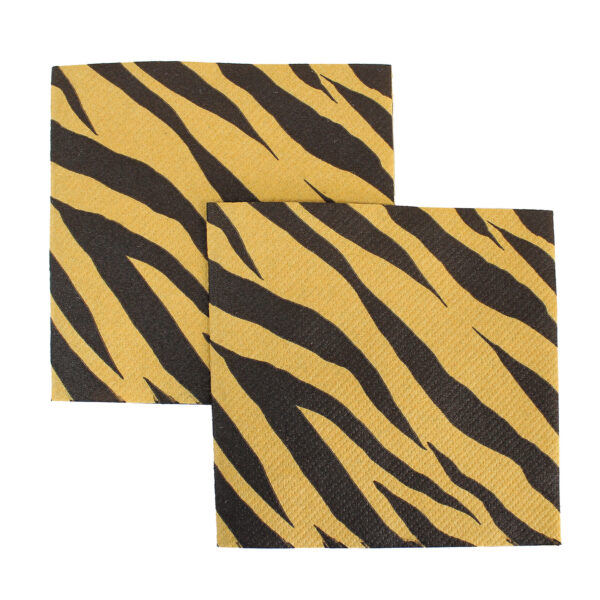 Gold-Zebra-Cocktail-airlaid-napkins