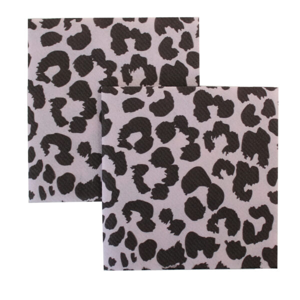 Pale Pink Leopard Napkins