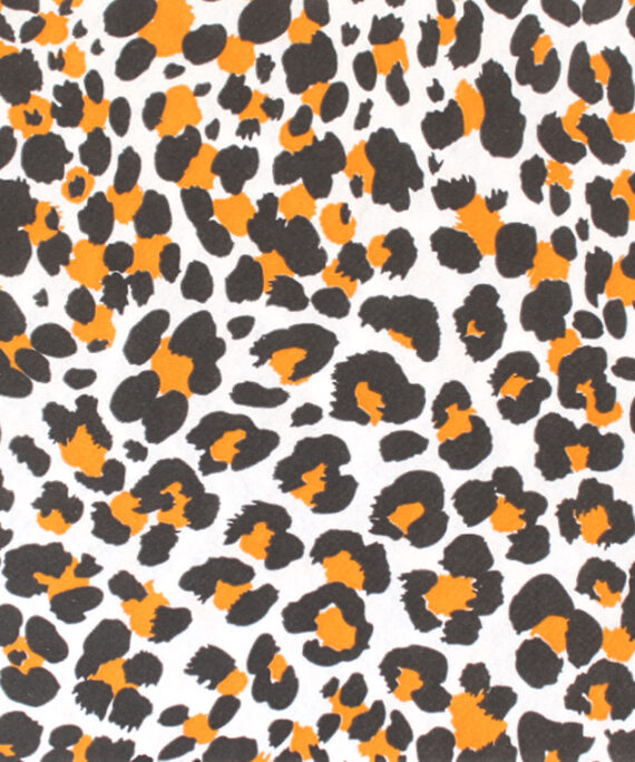 Orange Leopard Napkins