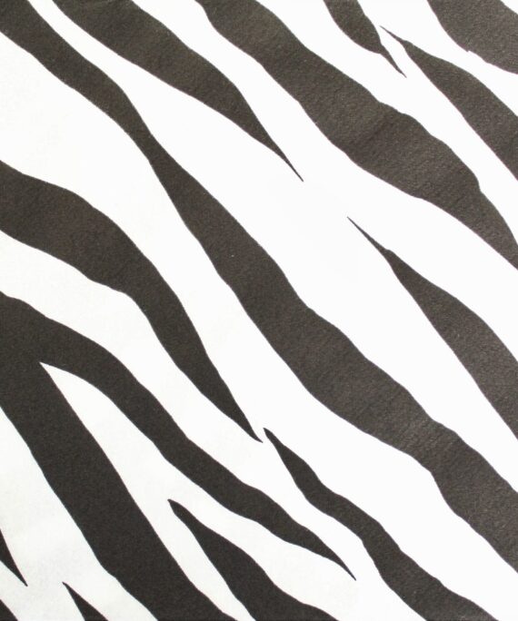 White Zebra Animal Napkins