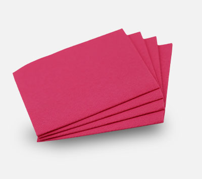 Bright Pink Airlaid Cocktail Party Napkins