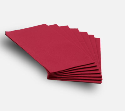 Burgundy Party Napkins Slimcut