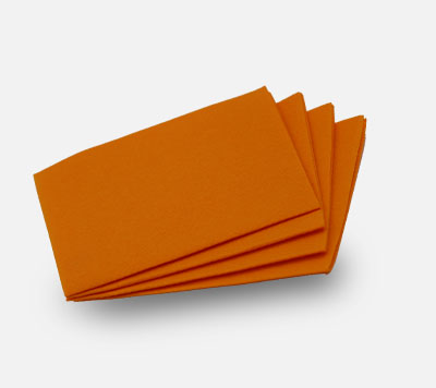 Orange Airlaid Cocktail Napkins