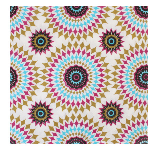 African-Circles-Party-Napkins