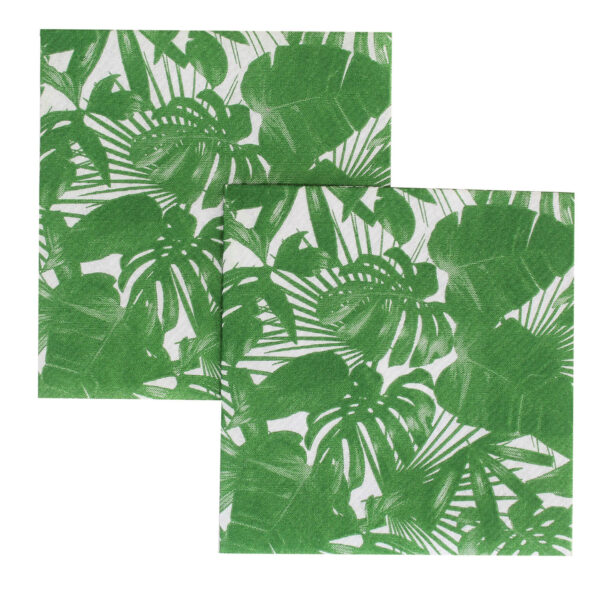 Apple-green-Tropical-Party-Napkins-Cocktail