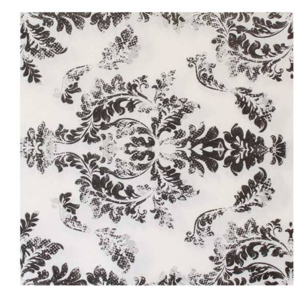 Black-Damask-Party-Napkins