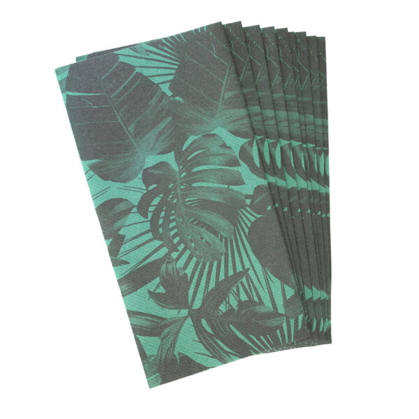 Bottle-Green-Tropical--Party-Napkins-slimcut