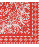 Red Lace Party Napkins