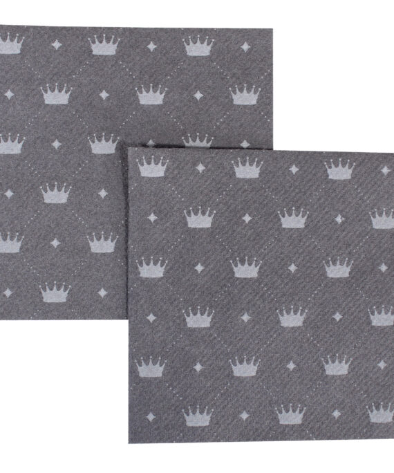 Umbra-Grey--Crown-Pillow--Party-Napkins-cocktail