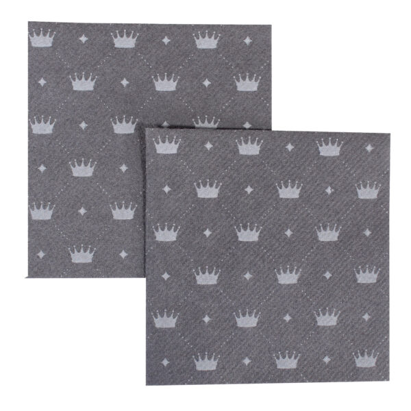 Umbra-Grey--Crown-Pillow--Party-Napkins-cocktail